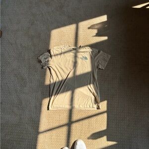 The North Face Men's Beige Short Sleeve Tee